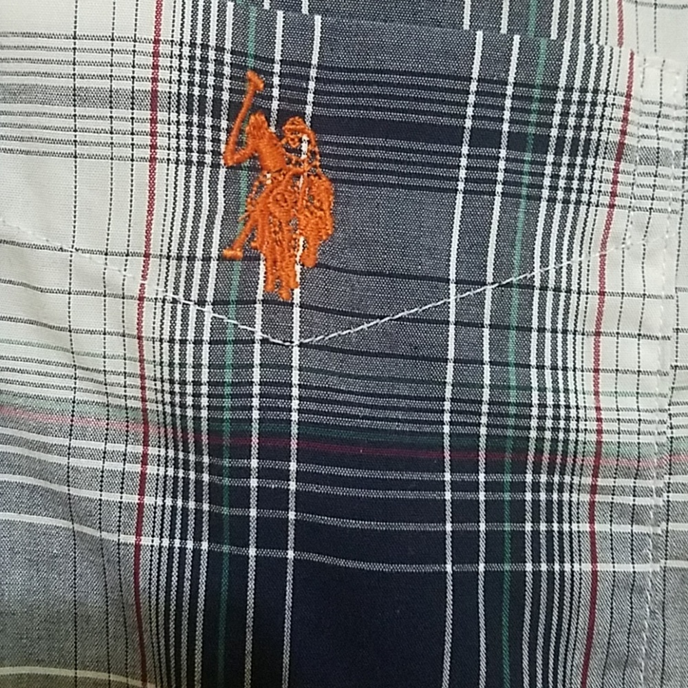 U.S polo slim fit dress shirt. - Picture 4 of 4